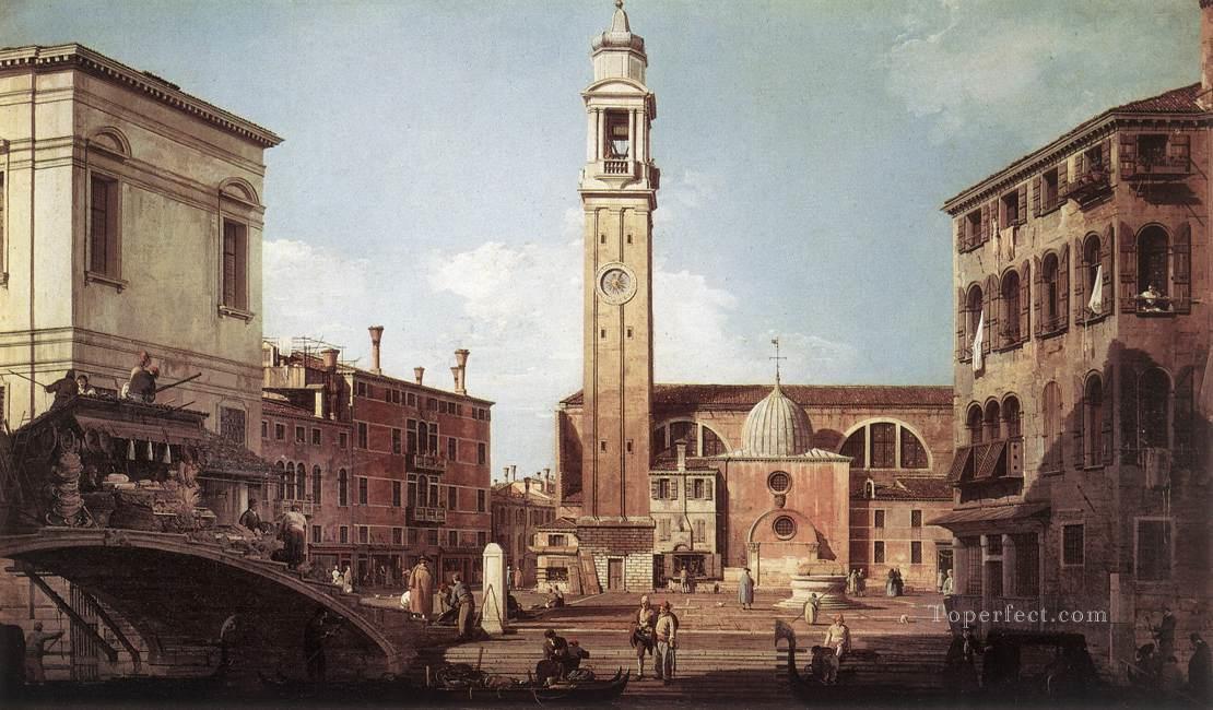 View Of Campo Santi Apostoli Canaletto Oil Paintings